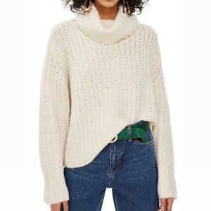 Topshop Chunky Roll Sweater